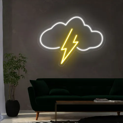 Thundercloud Neon Sign - Custom Shot Glass Now