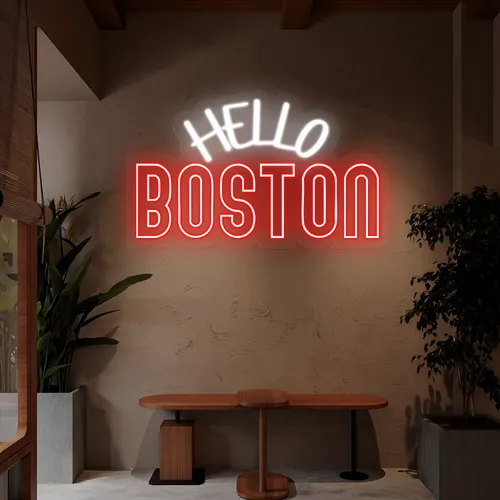 Neon Signs Boston - Custom Shot Glass Now