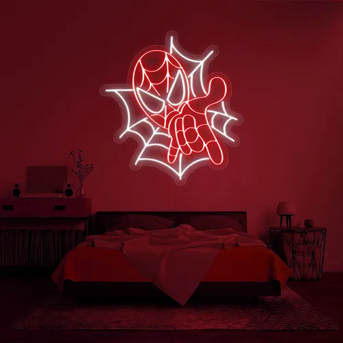 Custom Spiderman Neon Signs - Custom Shot Glass Now