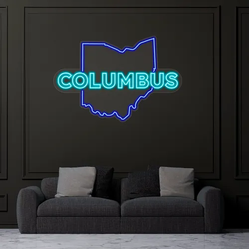 Custom Neon Signs In Columbus - Custom Shot Glass Now