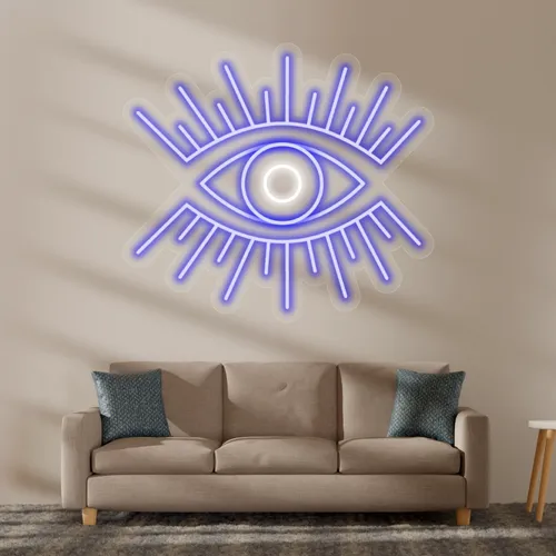 Custom Eye Neon Sign - Custom Shot Glass Now