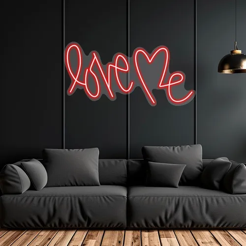 Custom Love Me Neon Signs - Custom Shot Glass Now