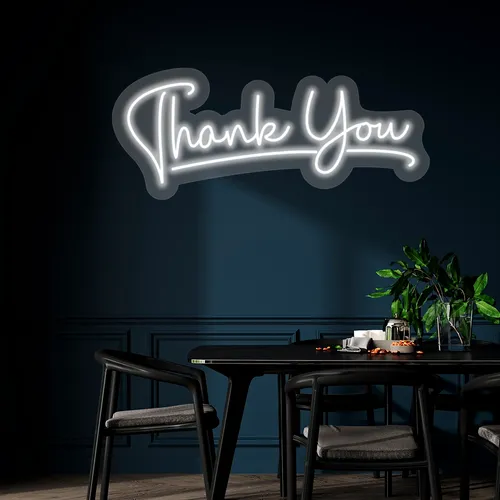 Custom Neon Thank You Sign - Custom Shot Glass Now
