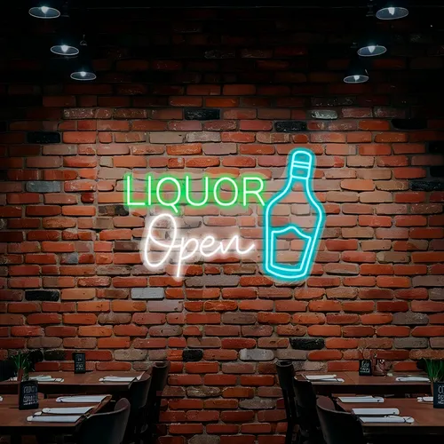 Custom Neon Liquor Signs - Custom Shot Glass Now