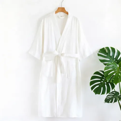 4 Layer Gauze Cotton Bathrobes - Custom Shot Glass Now