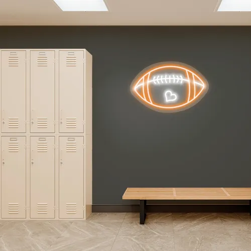 Custom Football Neon Signs - Custom Shot Glass Now