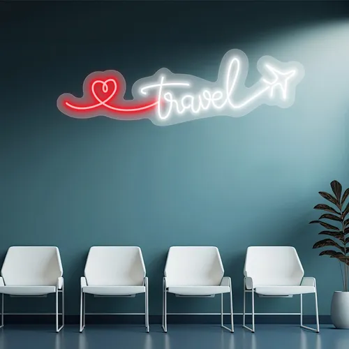 Custom Airplane Neon Signs - Custom Shot Glass Now