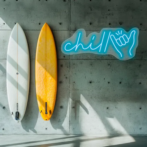 Custom Chill Neon Signs - Custom Shot Glass Now