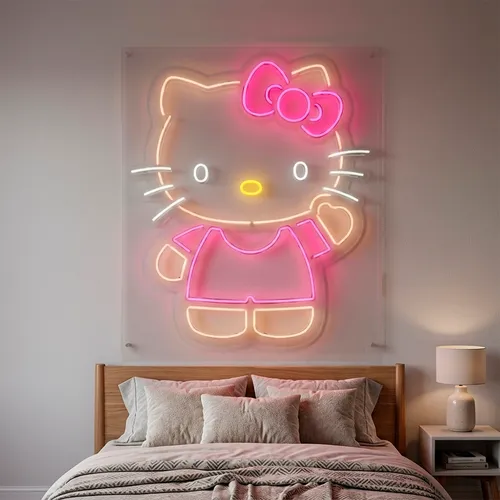 Custom Hello Kitty Neon Signs - Custom Shot Glass Now