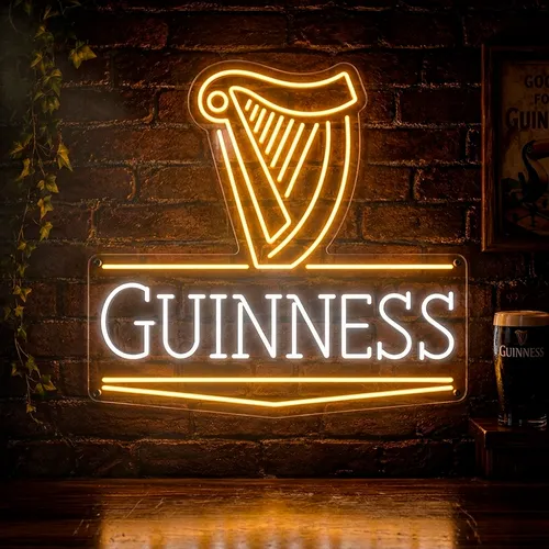 Custom Guinness Neon Signs - Custom Shot Glass Now