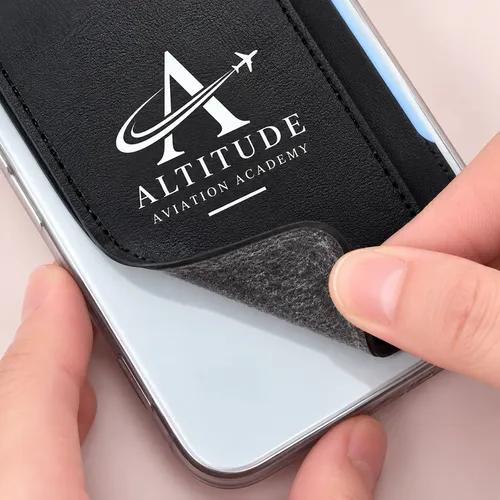 Leather Phone Wallet with Side Slit - Custom Shot Glass Now