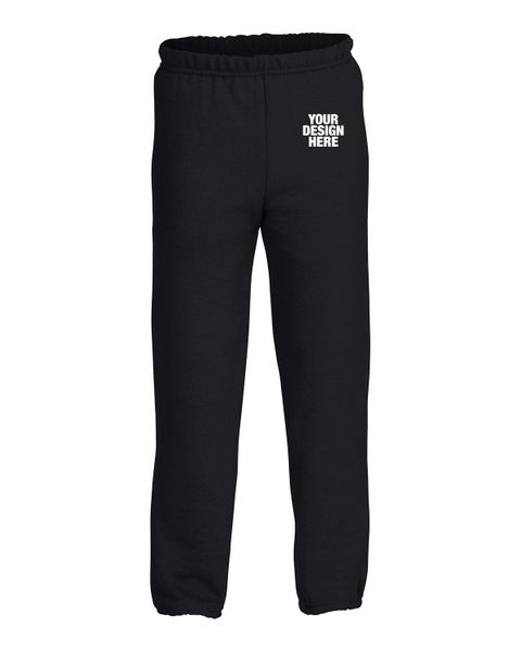 Gildan Youth Heavy Blend 8 oz., 50/50 Sweatpants - Custom Shot Glass Now