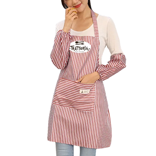 Waterproof Polyester Stripe Apron - Custom Shot Glass Now