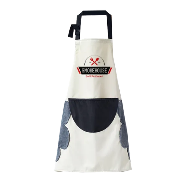 Floral Apron with Hand Wiping Pockets - Custom Shot Glass Now