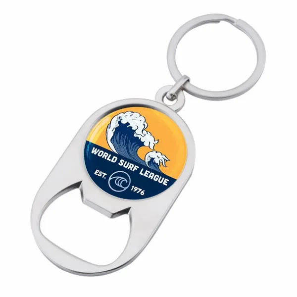 Multiuse Alloy Bottle Opener Keychain - Custom Shot Glass Now