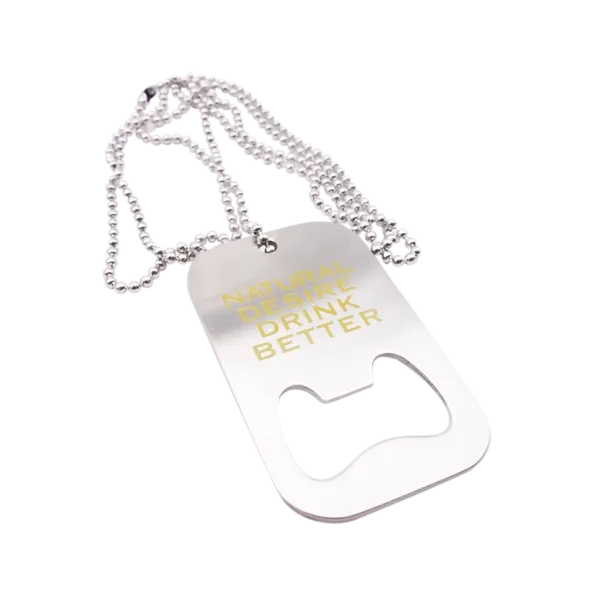 Dog Tag Bottle Opener - Custom Shot Glass Now