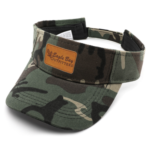 Unisex Polyester Camouflage Visor - Custom Shot Glass Now