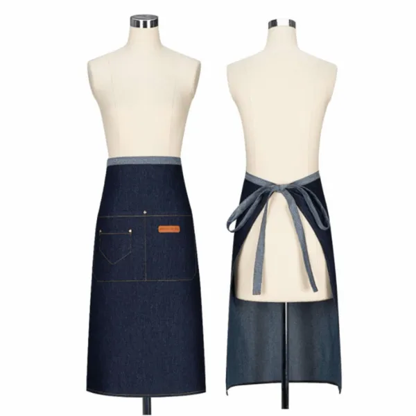 Extended Length Denim Apron - Custom Shot Glass Now