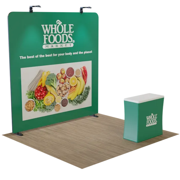 10' x 8' Straight Zip Up Display - Custom Shot Glass Now