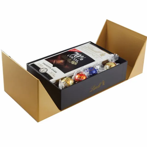Golden Box of Lindt Sweets - Custom Shot Glass Now