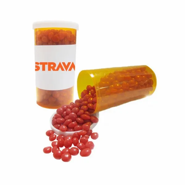 Large Promo Pill Bottles-Cinnamon Imperials - Custom Shot Glass Now