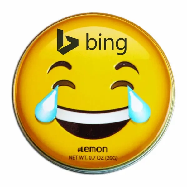 Laughing Emojy Tin with Lemon Mints - Custom Shot Glass Now