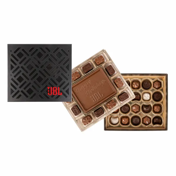 Custom Chocolate Delight Gift Box With Gourmet Truffles - Custom Shot Glass Now