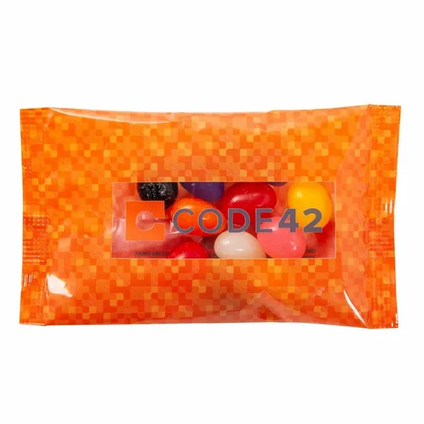 1oz. Full Color DigiBag™ with Assorted Jelly Beans - Custom Shot Glass Now