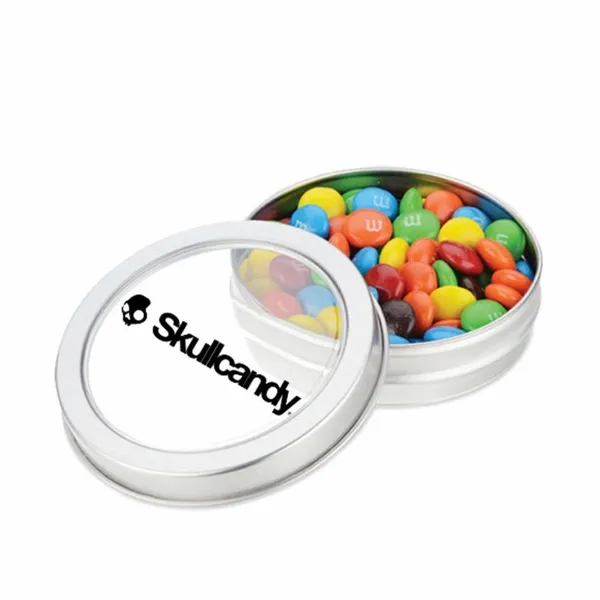 M&M'S® in Small Top View Tin - Custom Shot Glass Now