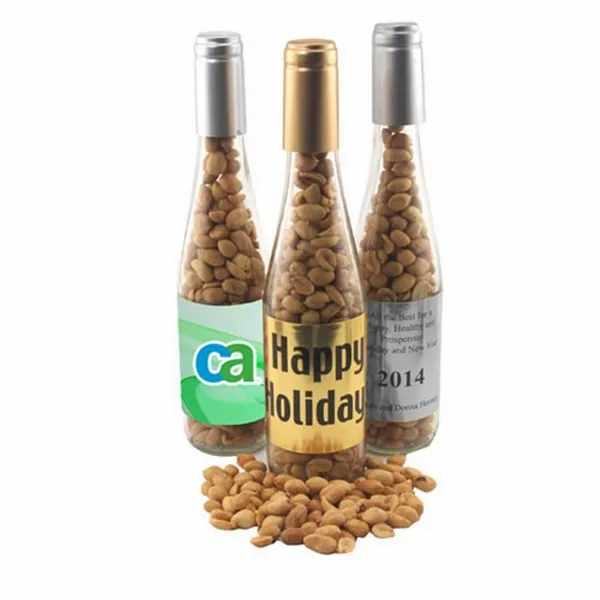 Champagne Bottle with Peanuts 11" - Custom Shot Glass Now