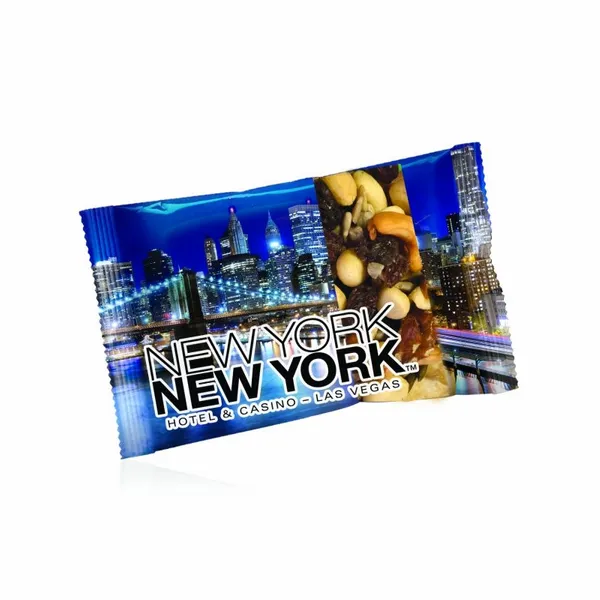 1/2oz. Full Color DigiBag™ with Raisin Nut Trail Mix - Custom Shot Glass Now
