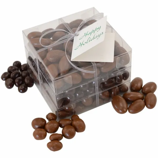 3 Way Chocolate Covered Stack Acetate Tower - Custom Shot Glass Now
