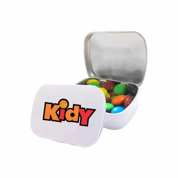 M&M'S® in Domed Tin - Custom Shot Glass Now