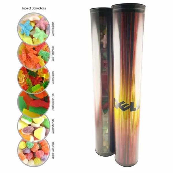 Clever Candy Tube of Confections - Custom Shot Glass Now