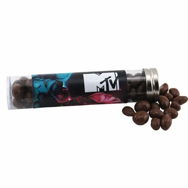 Tube with Choc Covered Raisins - TRB660 - Custom Shot Glass Now