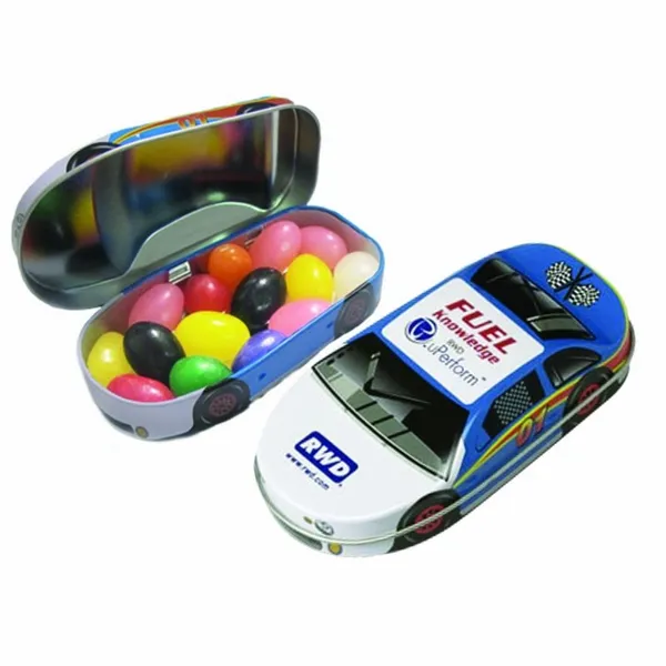 Race Car Tin-Jelly Beans - Custom Shot Glass Now