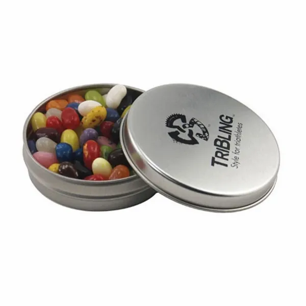 Round Tin with Jelly Bellies - SBF2900 - Custom Shot Glass Now