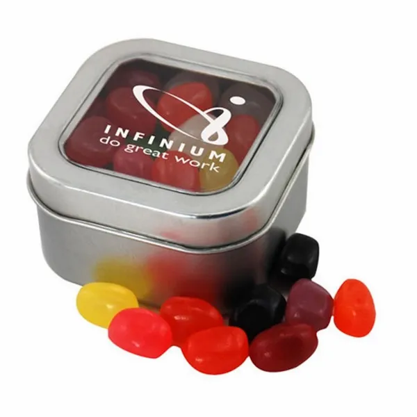 Window Tin with Jelly Beans - SBF2500 - Custom Shot Glass Now