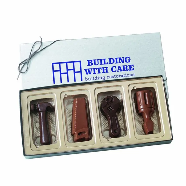 4 Chocolate Tools in a Gift Box - Custom Shot Glass Now