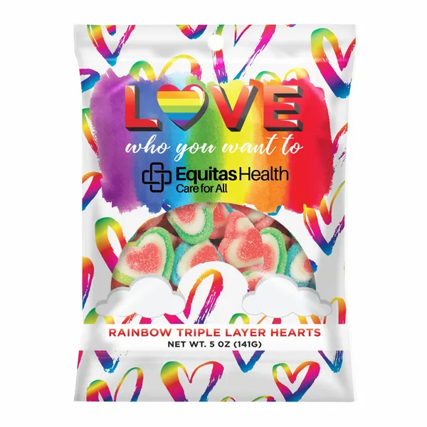 Pride Digibags with Triple Layer Hearts - Custom Shot Glass Now