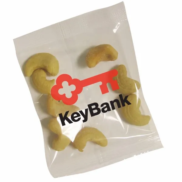 1/2oz. Snack Packs - Jumbo Salted Cashews - Custom Shot Glass Now