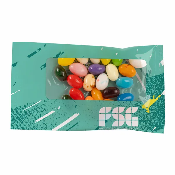 1oz. Full Color DigiBag™ with Gourmet Jelly Beans - Custom Shot Glass Now