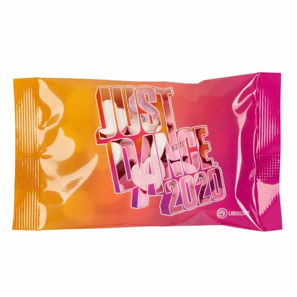 1 oz. Full Color DigiBag™ with Imprinted Conversation Hearts - Custom Shot Glass Now