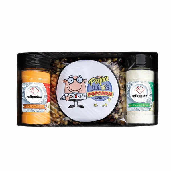 Popcorn Kernel Set With Seasonings - Custom Shot Glass Now