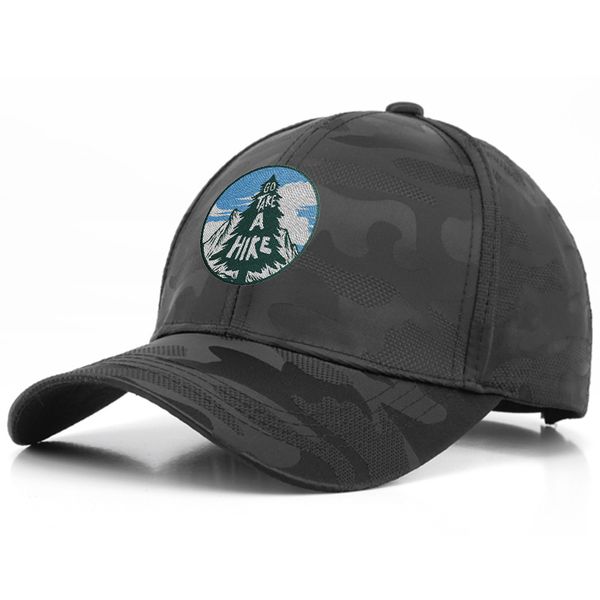 Dark Camou Polyester Baseball Cap - Custom Shot Glass Now