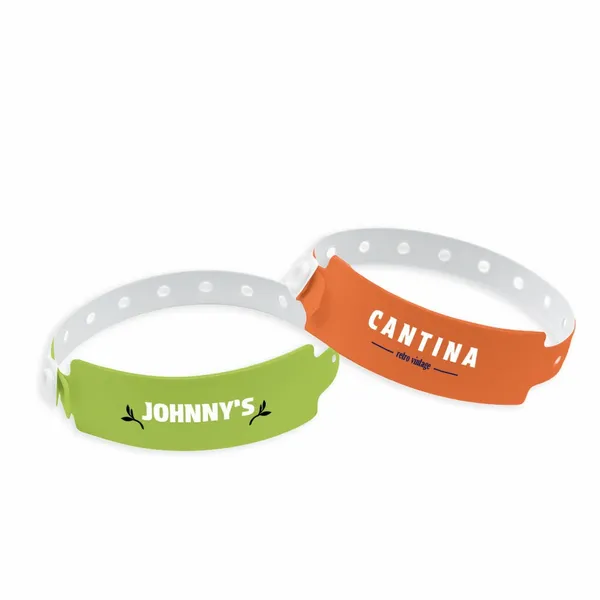 Wide Plastic Wristbands