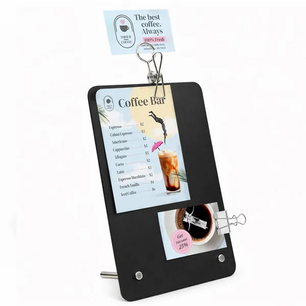 Metal Desk Display - Custom Shot Glass Now