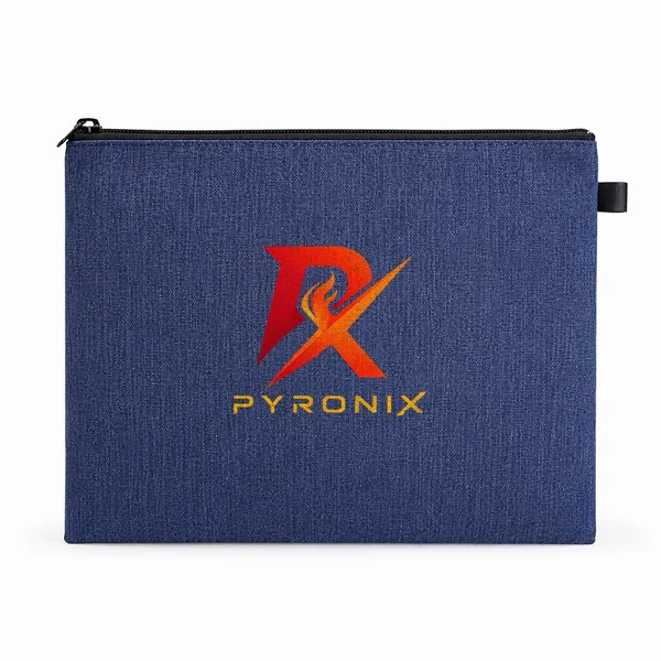 Fabric Zippered Document Bags