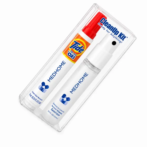 CleanUp Kit - Tide® to Go + Oxi and Sani-Pen® Clipless™ Travel Kits