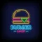 Burger Shop Neon Sign - Custom Shot Glass Now